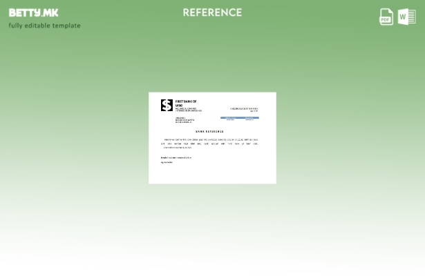 Референтен шаблон за затворање на првата банка на Вики во модерен стил